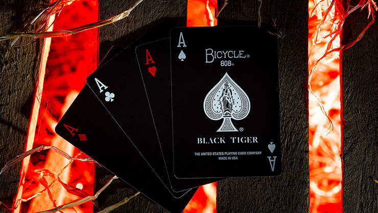 Bicycle black tiger card rivival edition