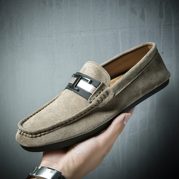 รองเท้าหนังผู้ชาย มีไซส์39-44 รองเท้าโลฟเฟอร์ชาย Slip-On Shoes