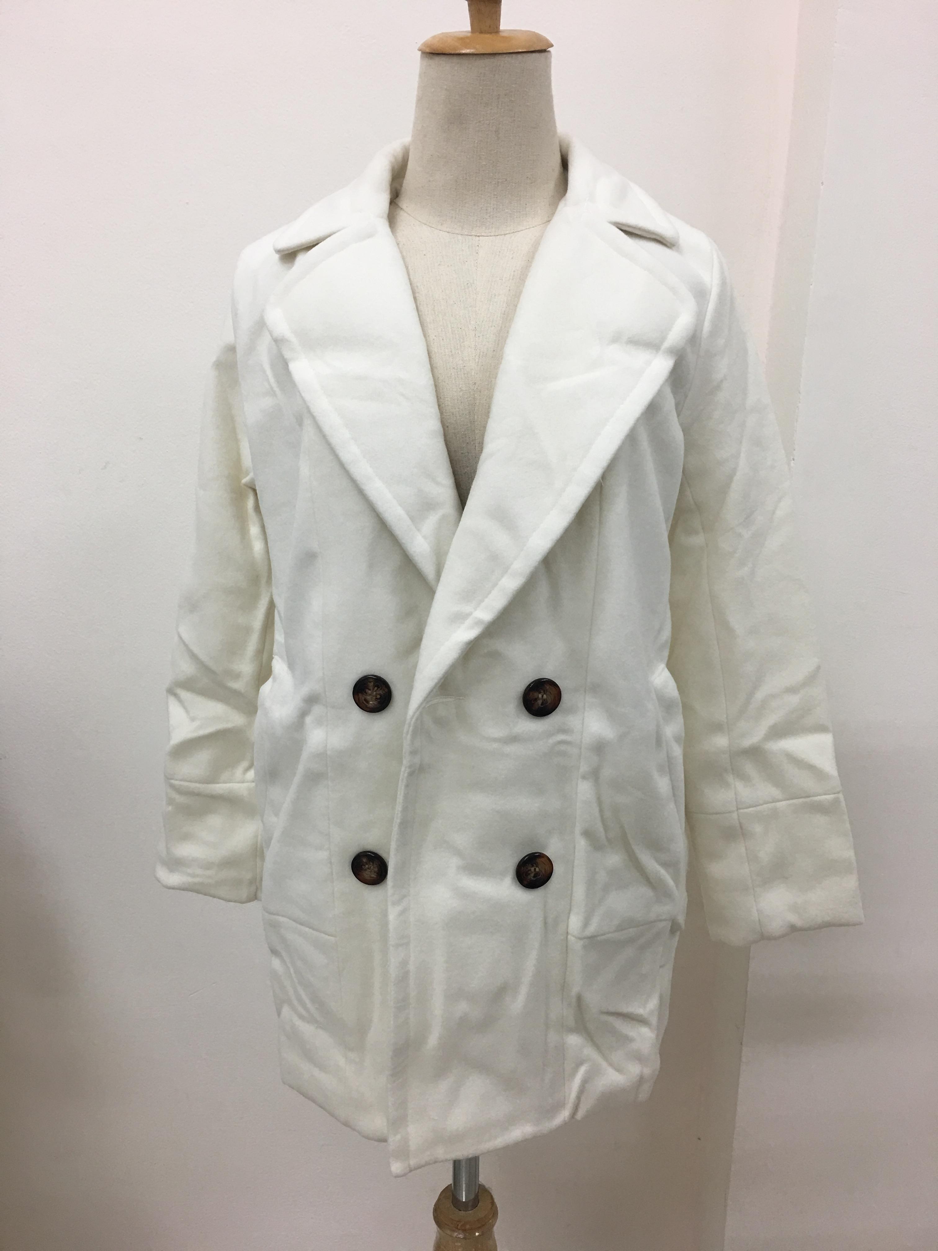 CLASSIC BLACK COAT เนื้อนุ่ม บุซับใน [ เสื้อโค้ท กันหนาว สีดำ ] พร้อมส่ง BLACK