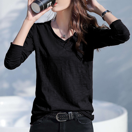 เสื้อยืดแขนยาวแฟชั่น เสื้อยืด T-shirt แขนยาว