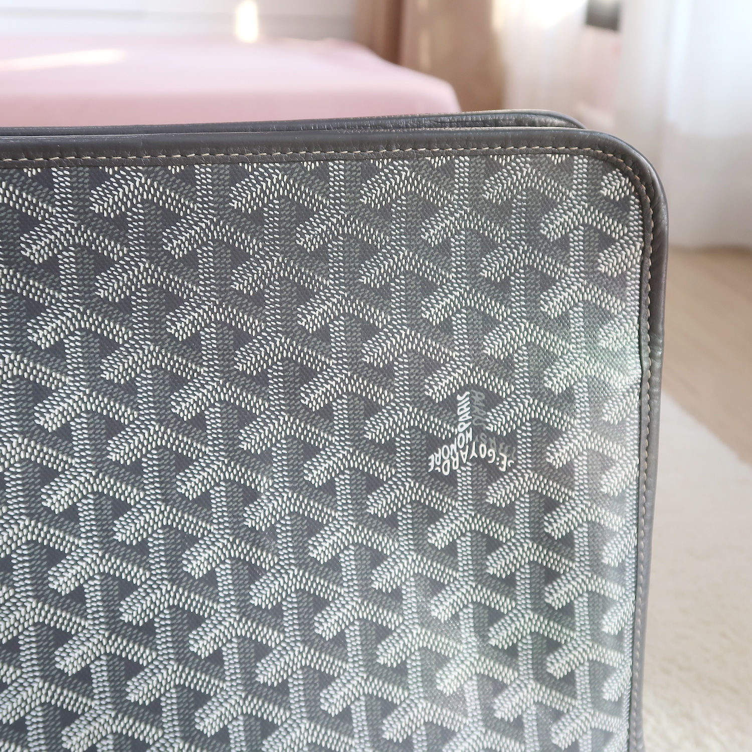 Goyard Grey Jouvence Clutch MM 2020