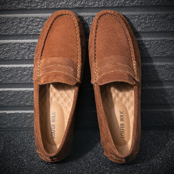 รองเท้าหนังผู้ชาย มีไซส์39-44 รองเท้าโลฟเฟอร์ชาย Slip-On Shoes