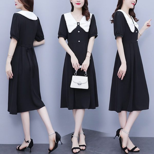 เดรสคนอ้วน เดรสสาวอวบ ชุดเดรสคนอ้วนวัยรุ่น BY PLUS SIZE Girl