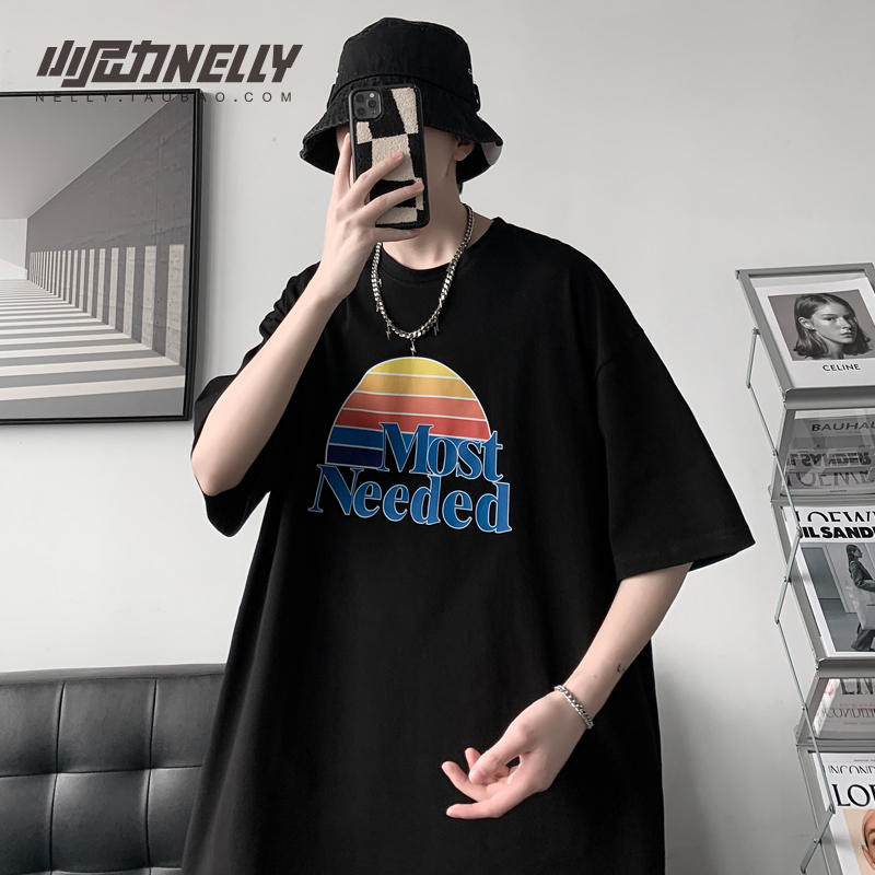 เสื้อยืดคอกลม ผู้ชาย เสื้อยืดผู้ชายเกาหลี เสื้อยืดเกาหลี แบรนด์ NELLY