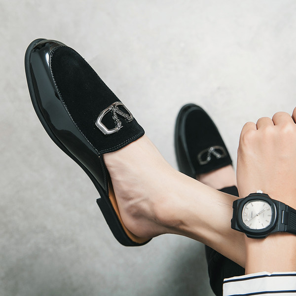 รองเท้าหนังผู้ชาย มีไซส์39-44 รองเท้าโลฟเฟอร์ชาย Slip-On Shoes