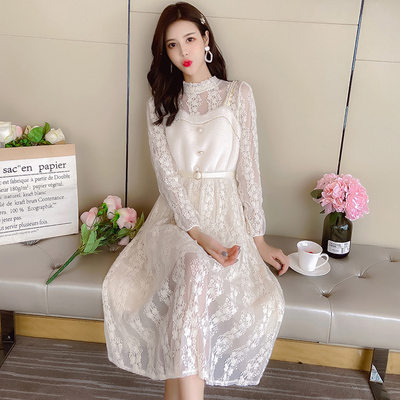 เดรสวัยรุ่น เดรสลูกไม้ชีฟอง By Meiyi women's clothing