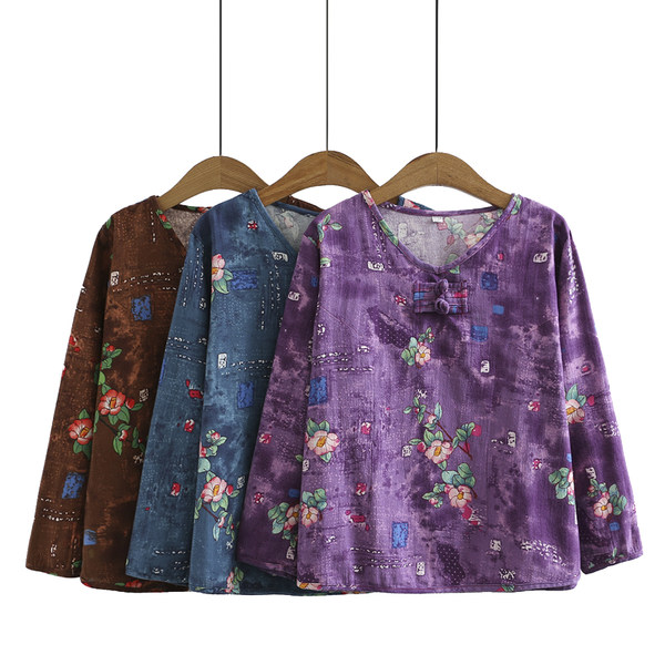 เสื้อลินินสไตล์ผู้ใหญ่ เสื้อคุณแม่ เสื้อผู้ใหญ่ แบรนด์ LININ