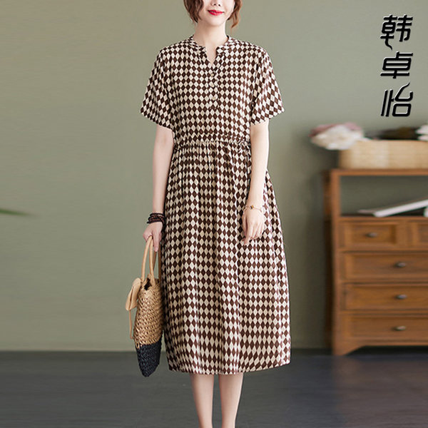 เดรสวัยผู้ใหญ่40-60ปี เดรสคุณแม่ ชุดเดรสทำงานวัยผู้ใหญ่ แบรนด์ MAMA DRESS