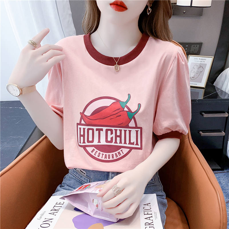 เสื้อยืดวัยรุ่นน่ารักๆ เสื้อวัยรุ่นแขนสั้น เสื้อผ้าวัยรุ่นเกาหลี แบรนด์ Wiyike