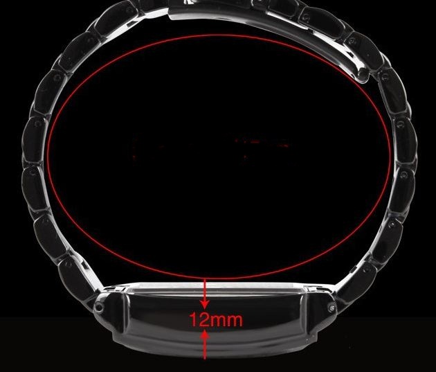 นาฬิกาข้อมือ ผู้หญิง ผู้ชาย ใส่ได้ แบบ Led สไตล์หุ่นยนต์ สีดำ มีฟังก์ชั่นบอก เวลาแบบ แสงไฟ เท่ ๆ ใช้งานทนทาน ด้วย Japanese battery no 725305