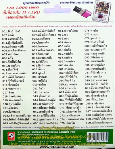 USB+เพลง ฝน ธนสุนทร ชุด2