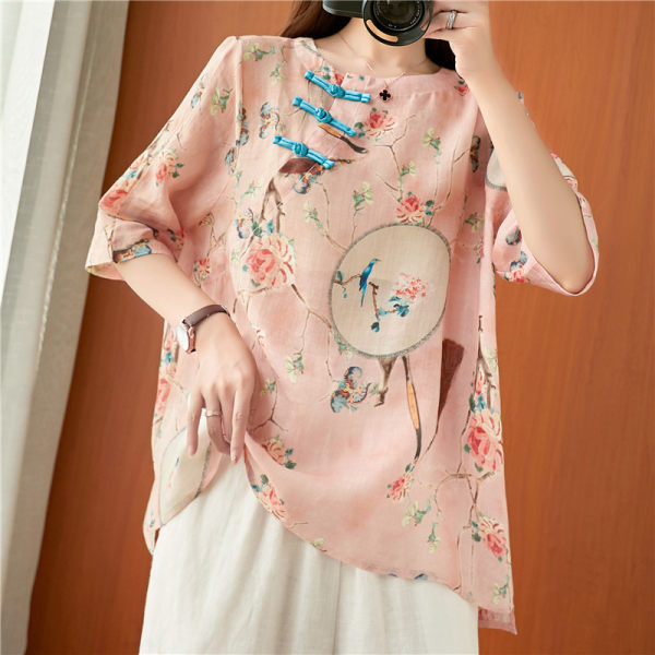เสื้อลินิน แบบเสื้อสวยๆ เสื้อผ้าฝ้ายลินิน เสื้อเชิ้ตผ้าลินิน BY LININ