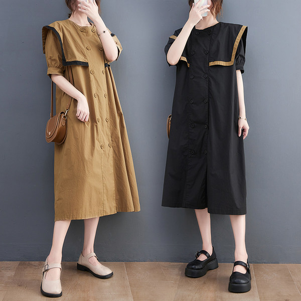 เสื้อลินินคนอ้วน เสื้อทีเชิ้ตคนอ้วนผู้หญิง เสื้อทีเชิ้ตตัวใหญ่ By Literary Plus size