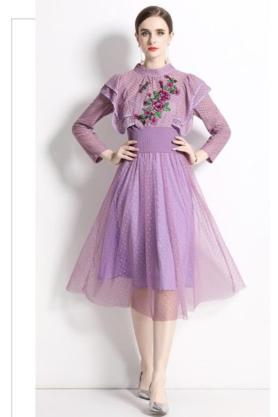 ชุดเดรสยาวสวยๆ ชุดเดรสยาวใส่สบาย ใส่ทำงาน