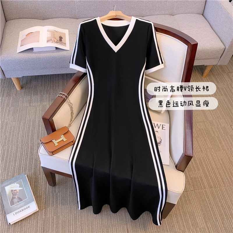 เดรสแขนสั้น มีไซส์ L-4XLอก 38-47 นิ้ว ใส่ได้ทั้งสาวหุ่นดีน่ารักจนถึงสาวอวบพลัสไซส์ จัดส่งฟรี! ทักแชทสั่งซื้อ