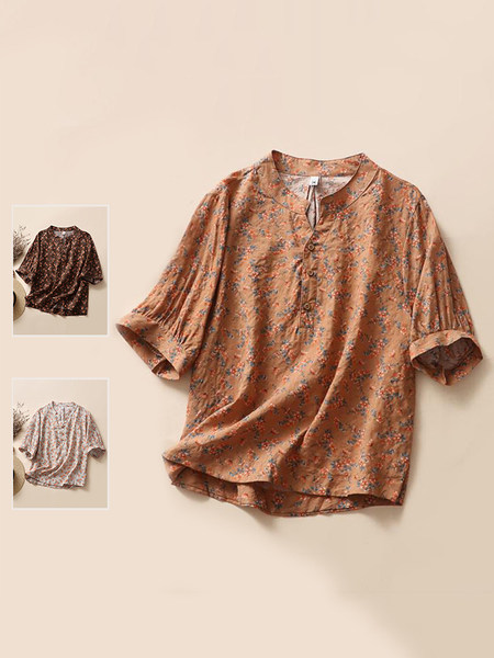 เสื้อลินิน เสื้อผ้าฝ้ายลินิน เสื้อเชิ้ตผ้าลินิน
