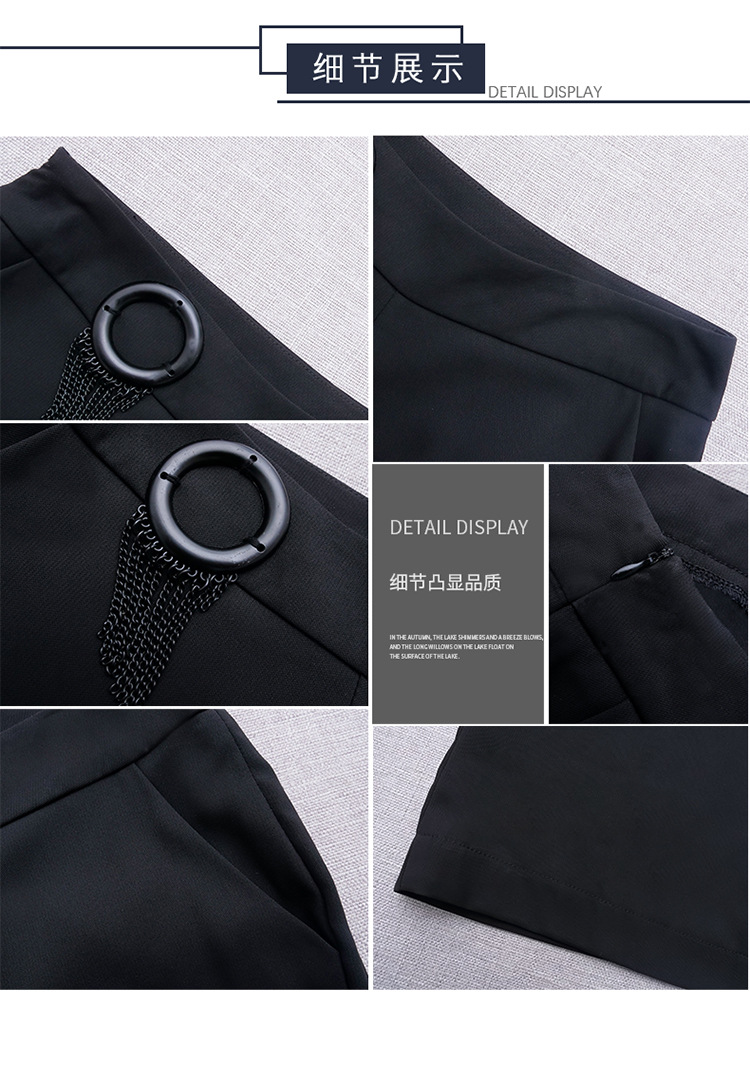 Trousers515 กางเกงขายาวสีพื้นดำ เอวสม็อคยางยืดด้านหลัง มีซิปข้าง กระเป๋าข้าง ผ้าสูทเนื้อดีเรียบสวยไม่ยับง่าย งานดีผ้าสวยเหมือนราคาหลักพัน รุ่นนี้แมทช์กับเสื้อได้ทุกทรง ใส่เที่ยว/ใส่ทำงานได้