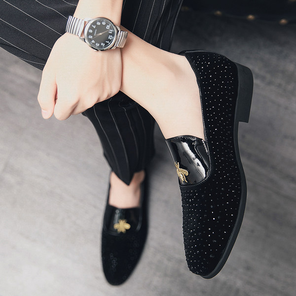 รองเท้าหนังผู้ชาย มีไซส์39-44 รองเท้าโลฟเฟอร์ชาย Slip-On Shoes