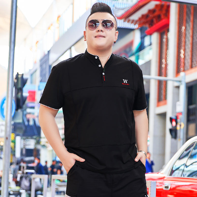 เสื้อยืดผู้ชายอ้วน S-5XL(อกเสื้อ39-51นิ้ว)