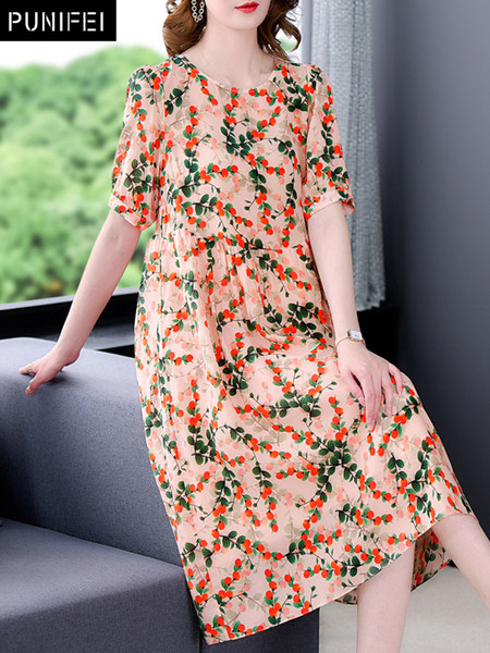 เดรสวัยผู้ใหญ่40-60ปี เดรสคุณแม่ ชุดเดรสทำงานวัยผู้ใหญ่ แบรนด์ MAMA DRESS