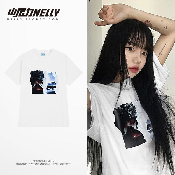 เสื้อยืดคอกลม ผู้ชาย เสื้อยืดผู้ชายเกาหลี เสื้อยืดเกาหลี แบรนด์ NELLY