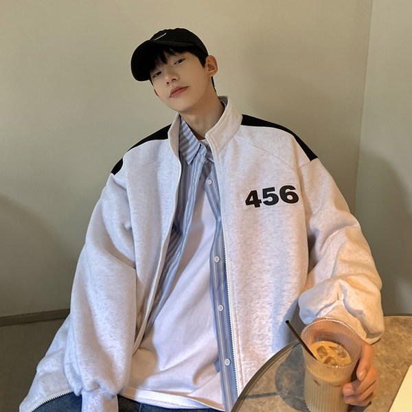 เสื้อแจ็คเก็ตเบสบอล เสื้อคลุม เสื้อแขนยาวสไตล์เกาหลี