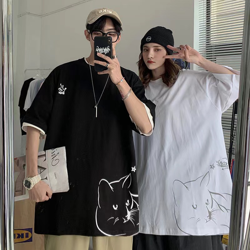 เสื้อยืดผู้ชายอ้วน S-5XL(อกเสื้อ39-51นิ้ว)