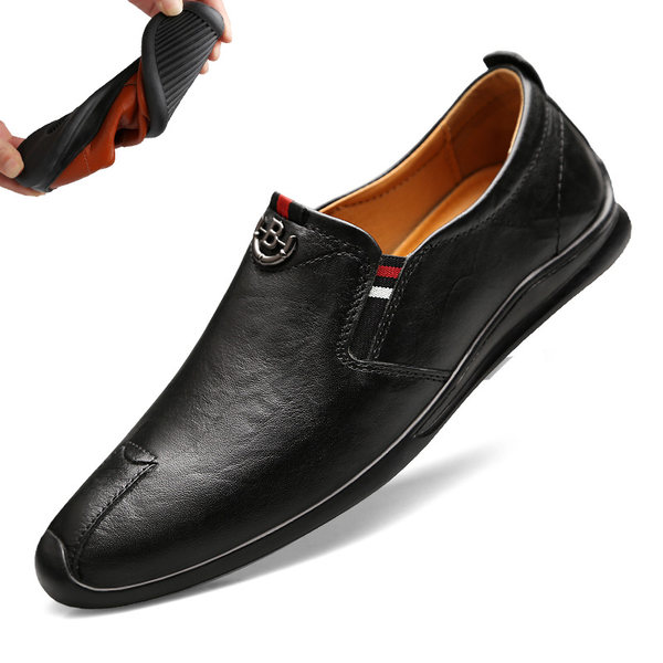 รองเท้าหนังผู้ชาย มีไซส์39-44 รองเท้าโลฟเฟอร์ชาย Slip-On Shoes