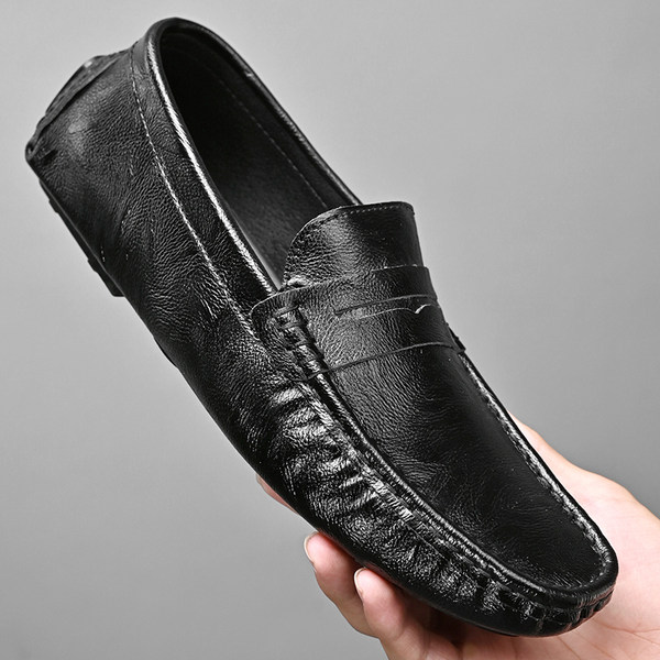 รองเท้าหนังผู้ชาย มีไซส์39-44 รองเท้าโลฟเฟอร์ชาย Slip-On Shoes