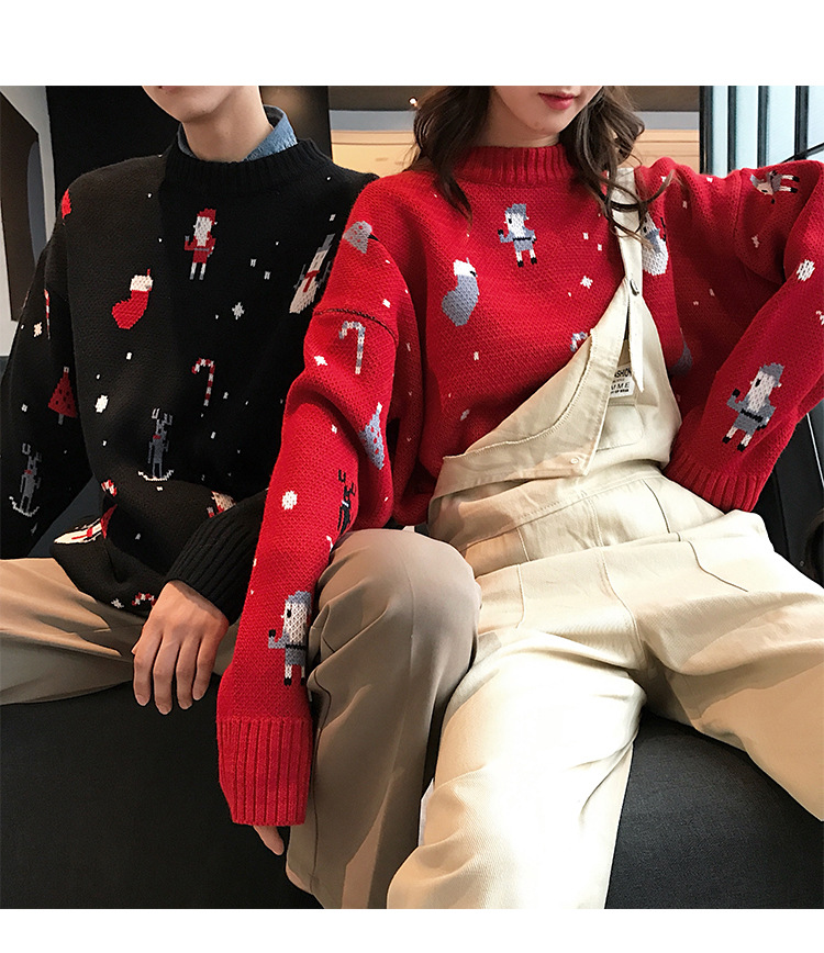 Sweater เสื้อสเวทเตอร์ไหมพรม ใส่เป็นคู่หรือใส่เดี่ยวๆ ก็น่ารัก งานดีมากๆๆ ไหมพรมหนาเนื้อนุ่มสุดๆ ราคาสูงหน่อยแต่คุ้มราคาจ้า