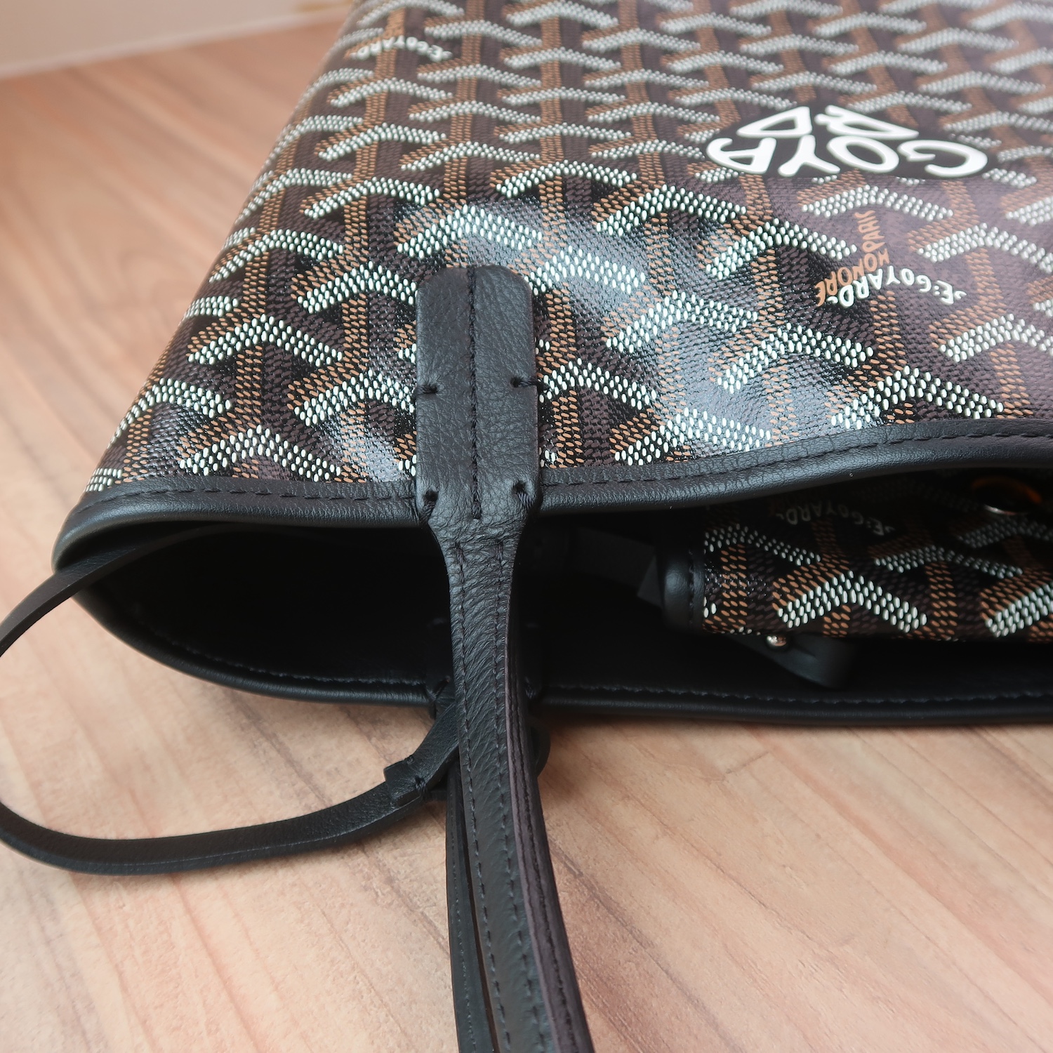 Goyard Black Monogram Heart Anjou Mini Bag (Full Set 2024)