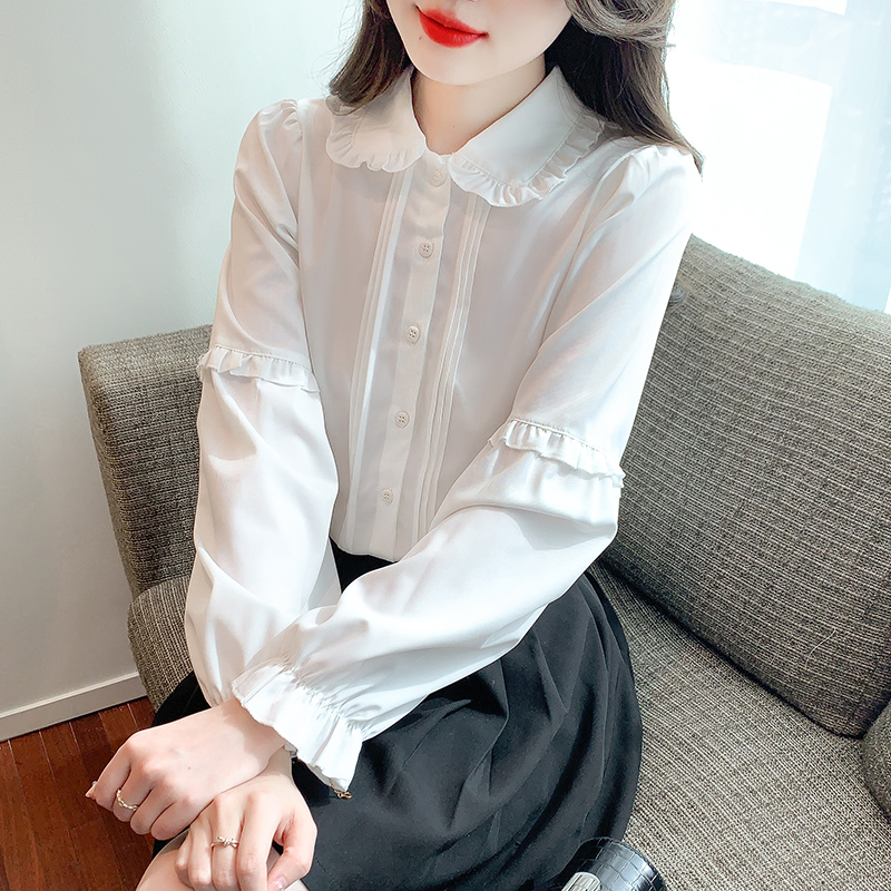 เสื้อเชิ้ตผู้หญิงแขนยาว เสื้อเชิ้ตผู้หญิงใส่ทํางาน 390 บาทต่อชิ้น ฟรีค่าจัดส่ง