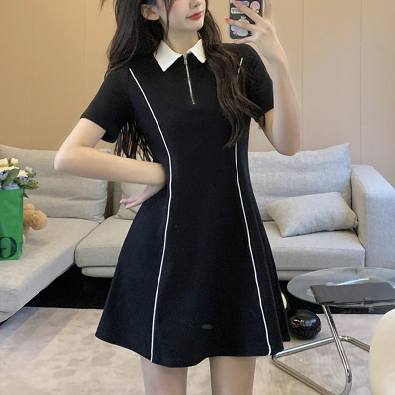 เดรสวัยรุ่น-เดรสคนอ้วนวัยรุ่น L-4XL(อก38-46 นิ้ว)