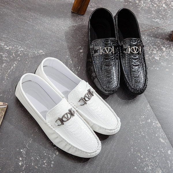 รองเท้าโลฟเฟอร์ชาย รองเท้าผู้ชาย รองเท้าแฟชั่นชาย รองเท้าหนังผู้ชาย Men Loafer Slip-On Shoes