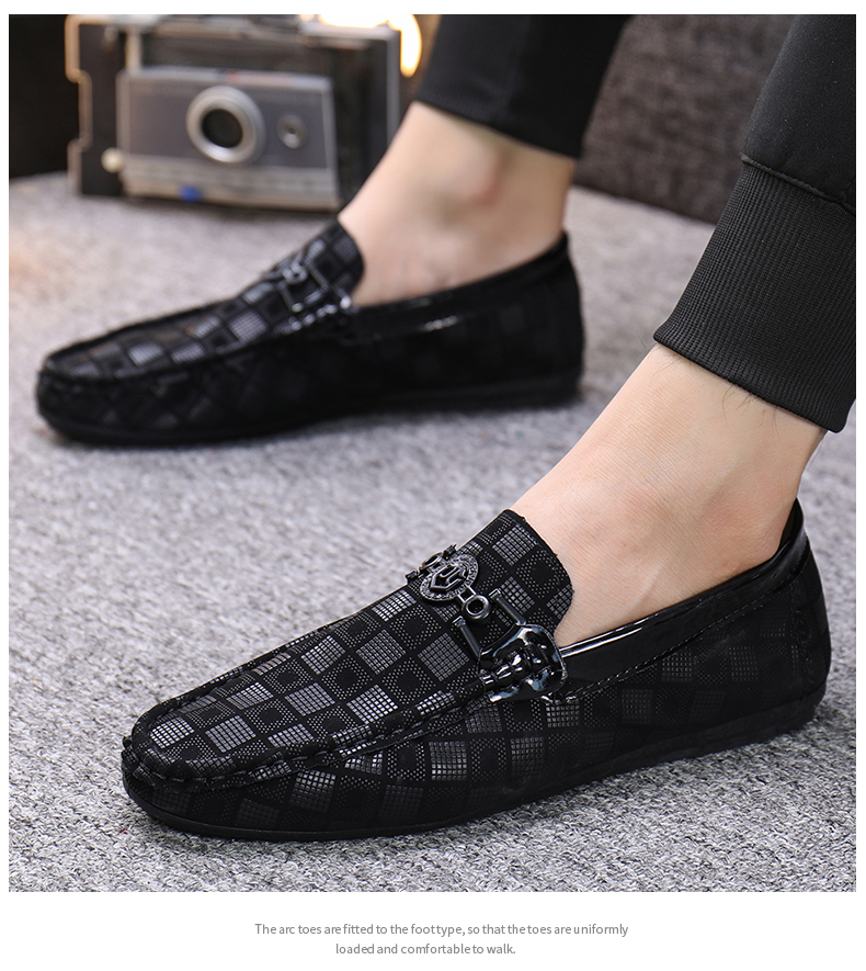 รองเท้าหนังผู้ชาย มีไซส์39-44 รองเท้าโลฟเฟอร์ชาย Slip-On Shoes
