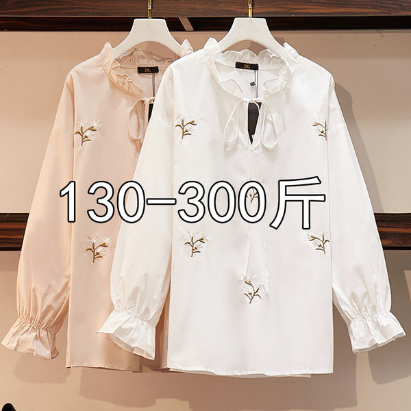 เสื้อเชิ้ตสาวอ้วนมีไซส์ใหญ่มาก มีไซต์2X-7X(อกเสื้อ43-63นิ้ว)น้ำหนักผู้สวม50-170กิโลกรัมใส่ได้