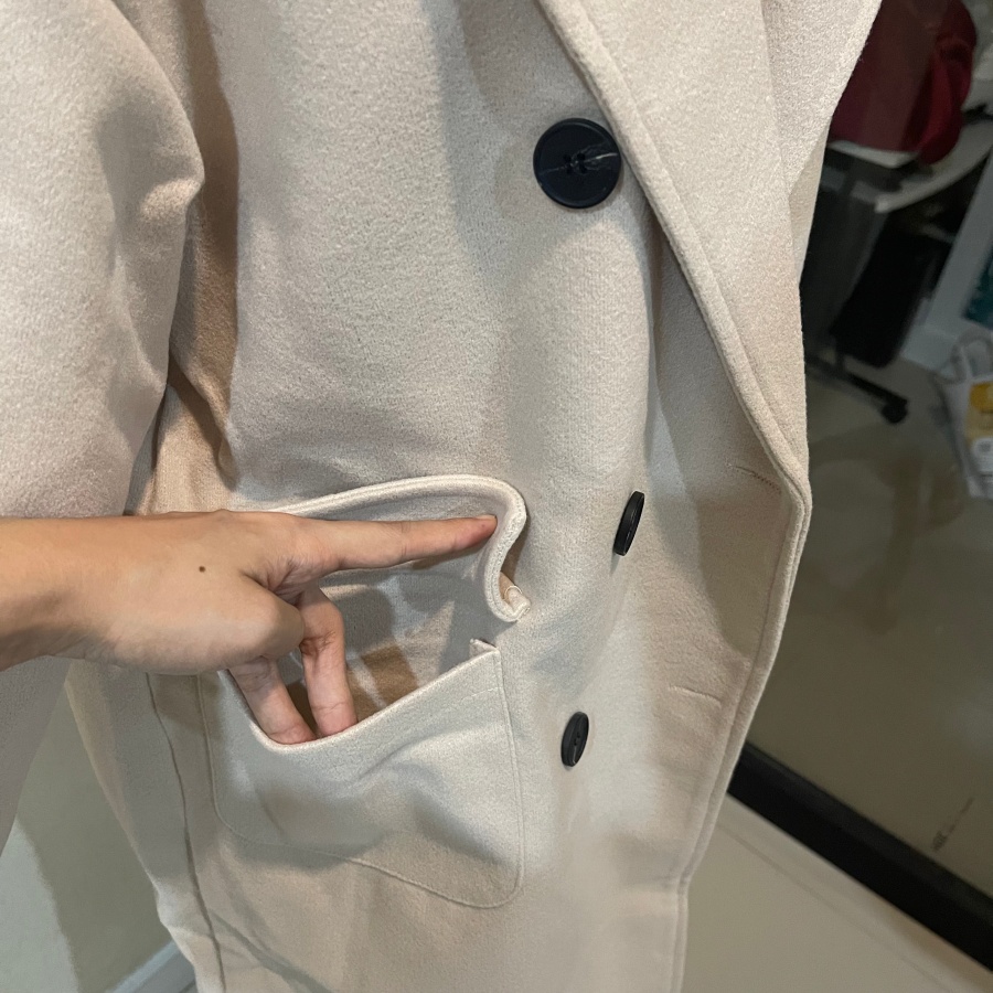 OverCoat เสื้อโค้ทยาว กันหนาว สไตล์ญี่ปุ่น แบบเรียบๆ บุซับในกันลม พร้อมส่ง