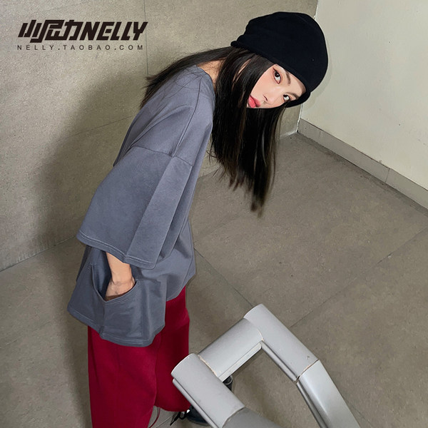 เสื้อยืดคอกลม ผู้ชาย เสื้อยืดผู้ชายเกาหลี เสื้อยืดเกาหลี แบรนด์ NELLY