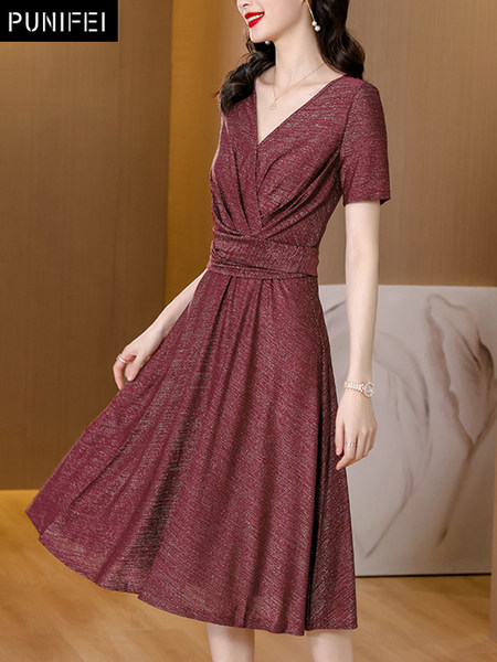 เดรสวัยผู้ใหญ่40-60ปี เดรสคุณแม่ ชุดเดรสทำงานวัยผู้ใหญ่ แบรนด์ MAMA DRESS
