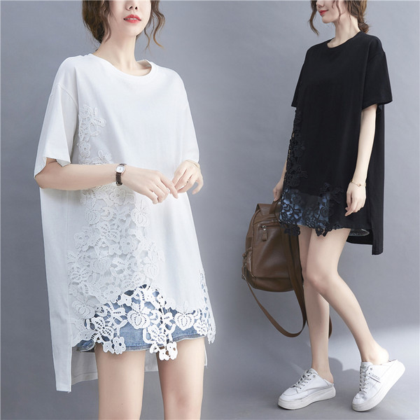 เสื้อลินินคนอ้วน เสื้อทีเชิ้ตคนอ้วนผู้หญิง เสื้อทีเชิ้ตตัวใหญ่ By Literary Plus size