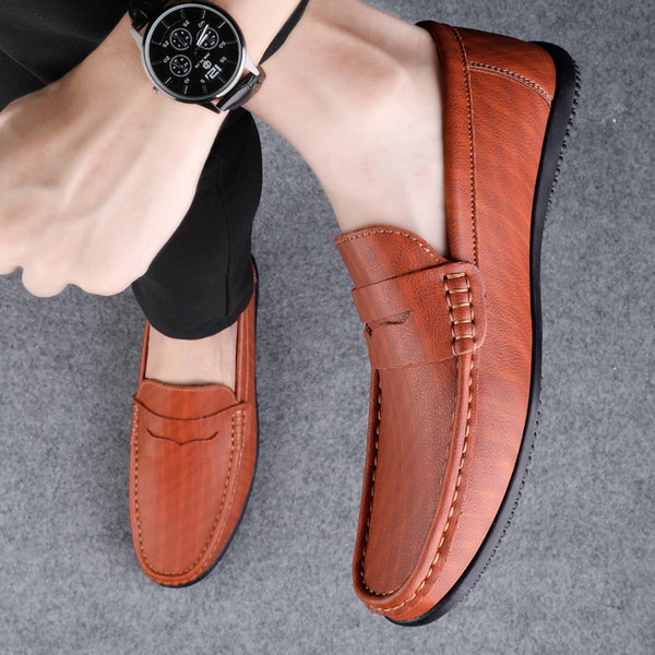 รองเท้าหนังผู้ชาย มีไซส์39-44 รองเท้าโลฟเฟอร์ชาย Slip-On Shoes