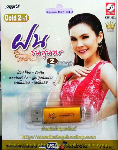 USB+เพลง ฝน ธนสุนทร ชุด2