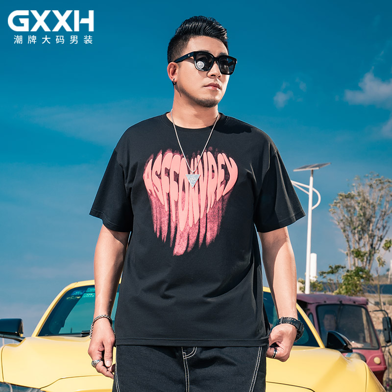 เสื้อยืดผู้ชายอ้วน S-5XL(อกเสื้อ39-51นิ้ว)