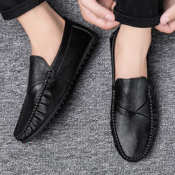 รองเท้าหนังผู้ชาย มีไซส์39-44 รองเท้าโลฟเฟอร์ชาย Slip-On Shoes