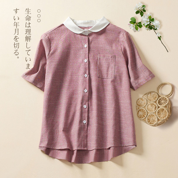 เสื้อลินิน แบบเสื้อสวยๆ เสื้อผ้าฝ้ายลินิน เสื้อเชิ้ตผ้าลินิน BY LININ