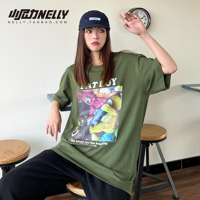 เสื้อยืดคอกลม ผู้ชาย เสื้อยืดผู้ชายเกาหลี เสื้อยืดเกาหลี แบรนด์ NELLY
