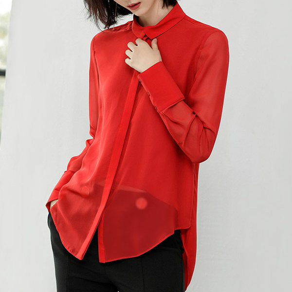 เสื้อชีฟองเกาหลี เสื้อชีฟองสวยๆ