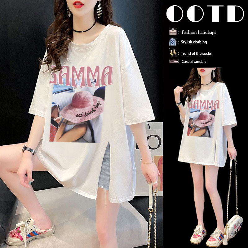 เสื้อยืดคนอ้วนแบบโอเวอร์ไซส์แบบ ulzzang fashion สนใจทักแชท