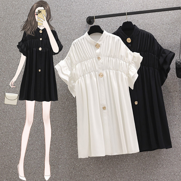 เดรสคนอ้วน เดรสสาวอวบ ชุดเดรสคนอ้วนวัยรุ่น BY PLUS SIZE Girl