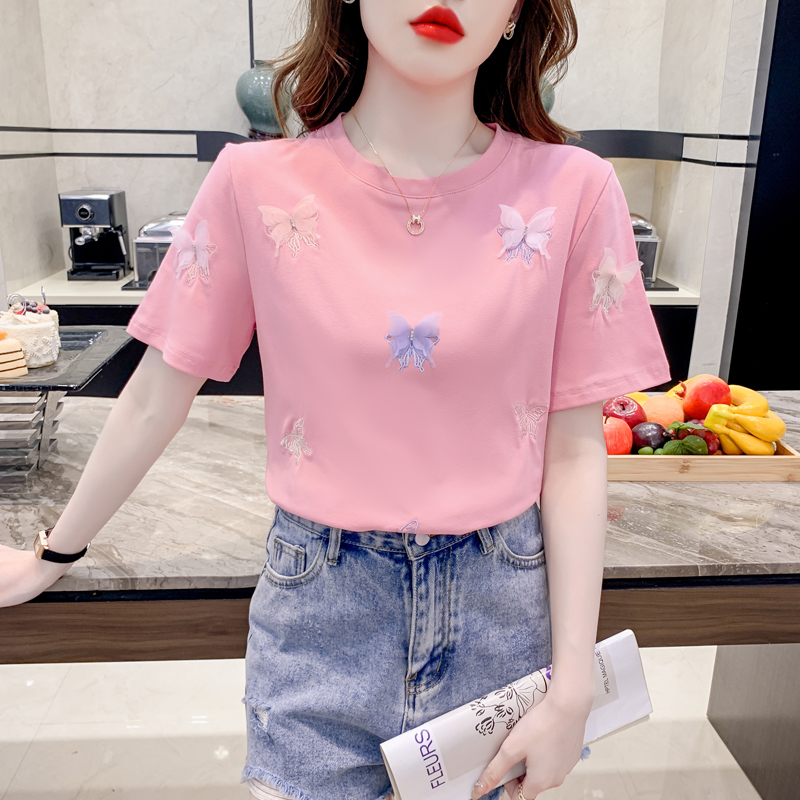 เสื้อผ้าวัยรุ่นเกาหลี เสื้อยืดวัยรุ่นผู้หญิง มีขนาด S M L XL